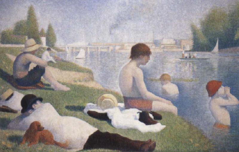 Georges Seurat Bathers at Asnieres china oil painting image